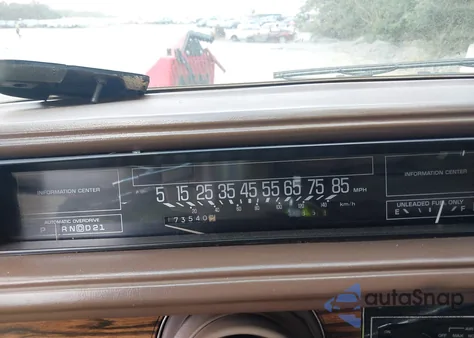 1989 Buick Electra Park Avenue z USA, uszkodzony, nr VIN 1G4CW54C0K1604301